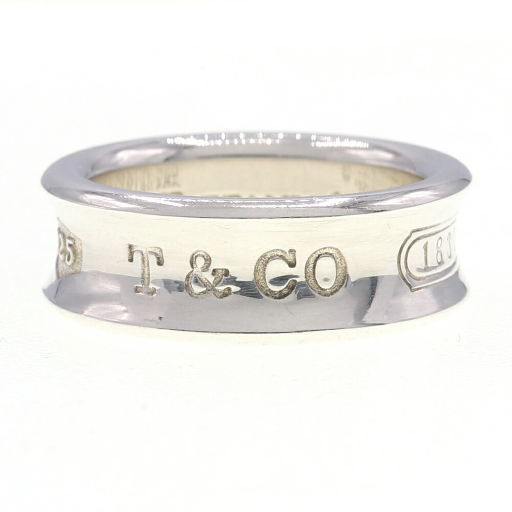 Tiffany Co Silver Ring Logo Accessory